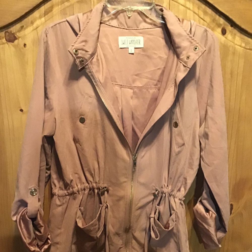 Dusty Rose Jr XL Utility Jacket - Hooded